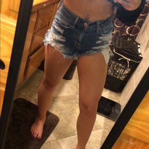 American Eagle High Waisted Short Shorts